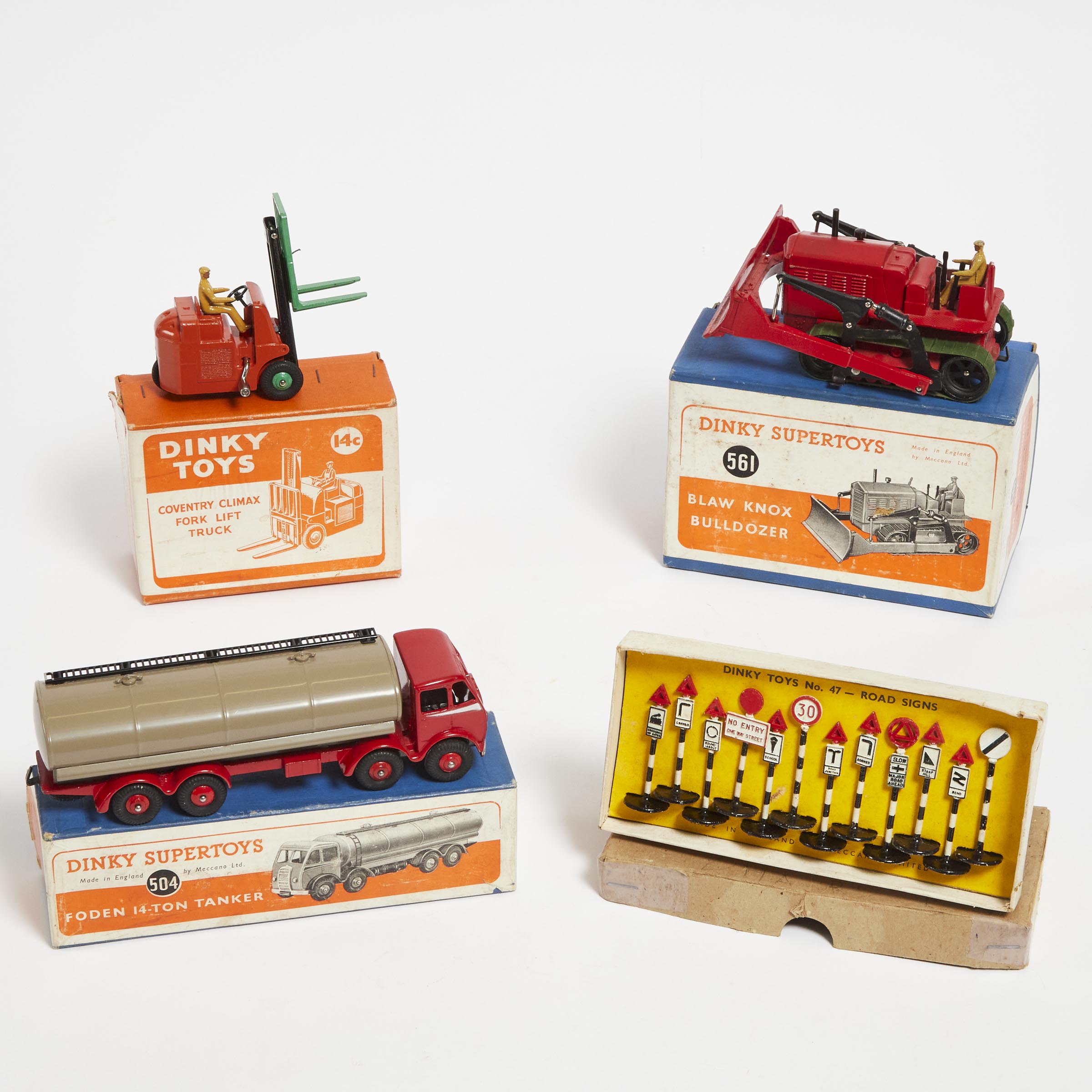 Group of Early Meccano Ltd. Dinky Toys