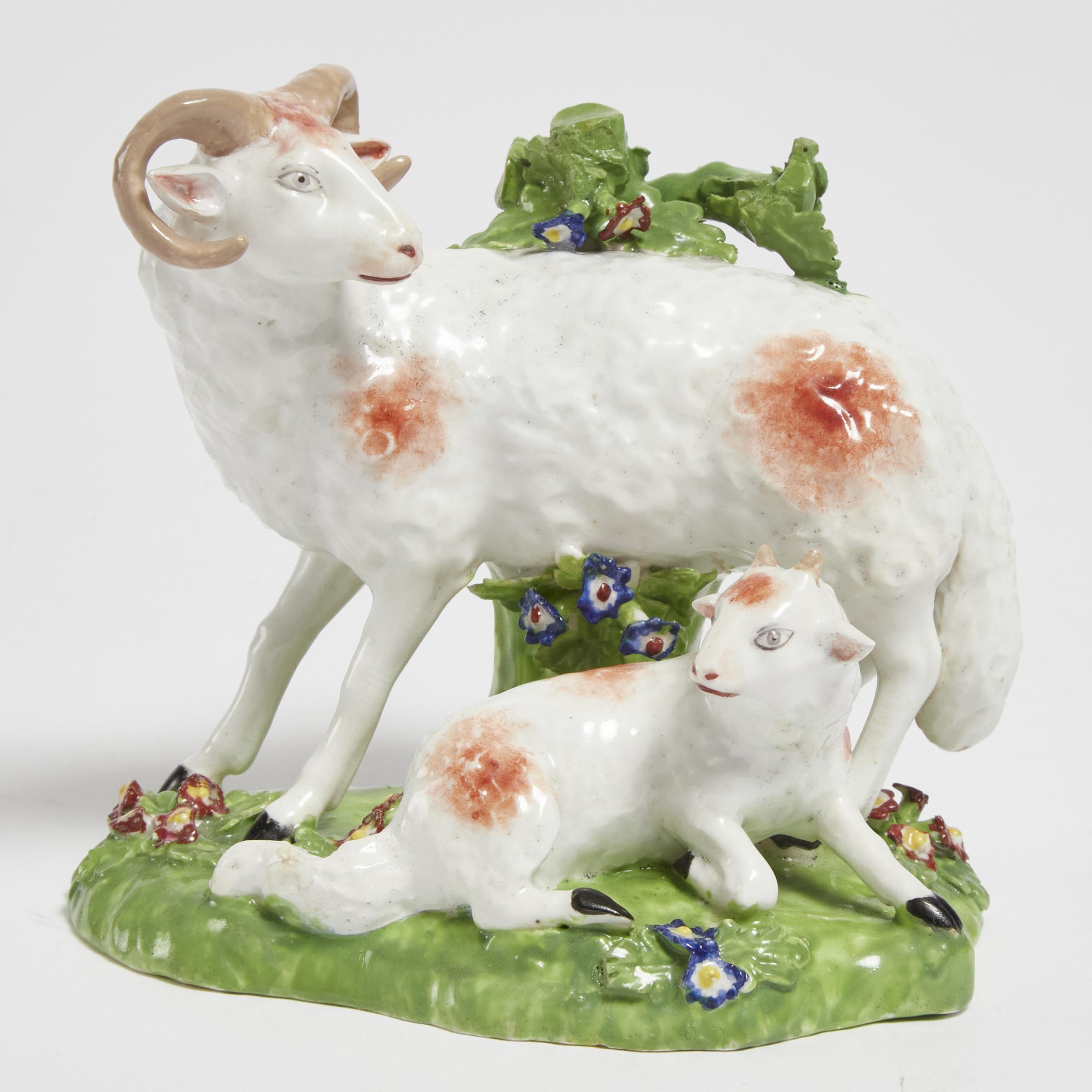 Derby Group of a Sheep and Lamb,