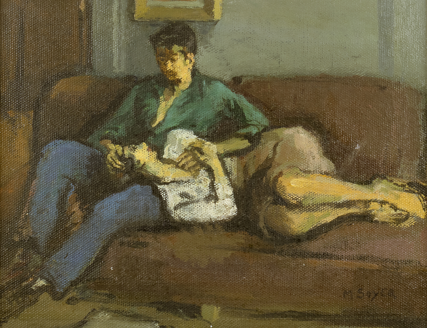 MOSES SOYER (1899-1974), UNTITLED