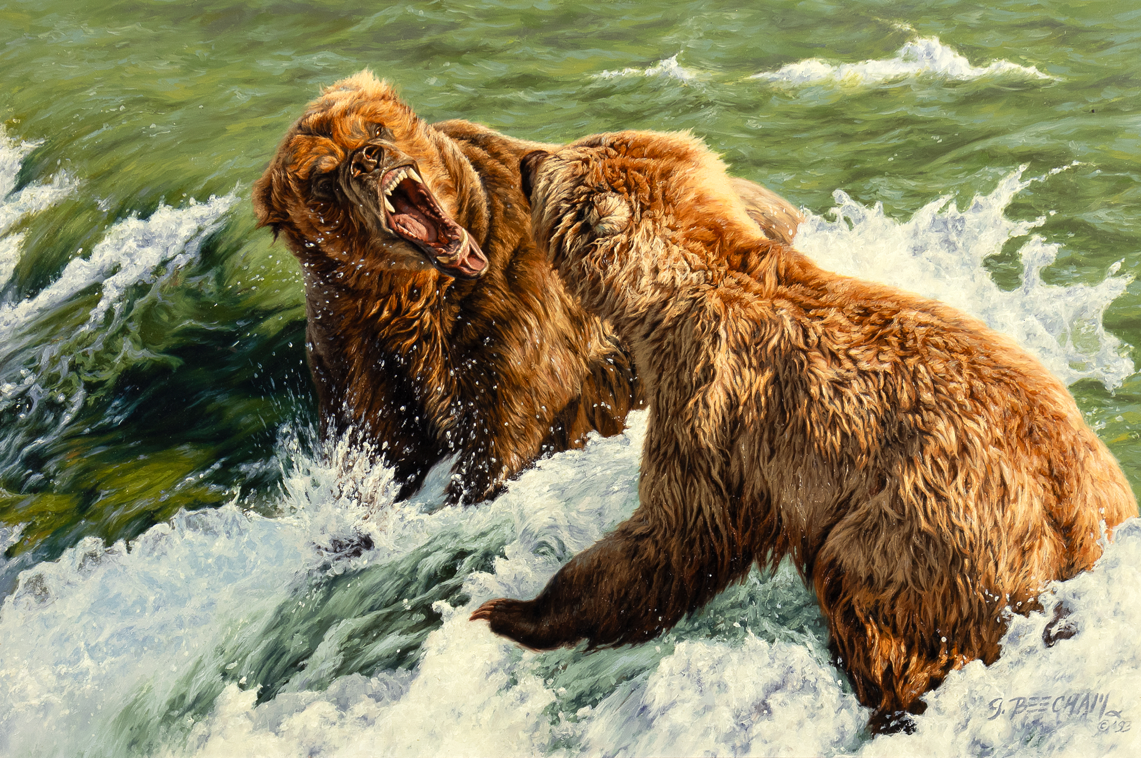 GREG BEECHAM (1954- ), GRIZZLIES