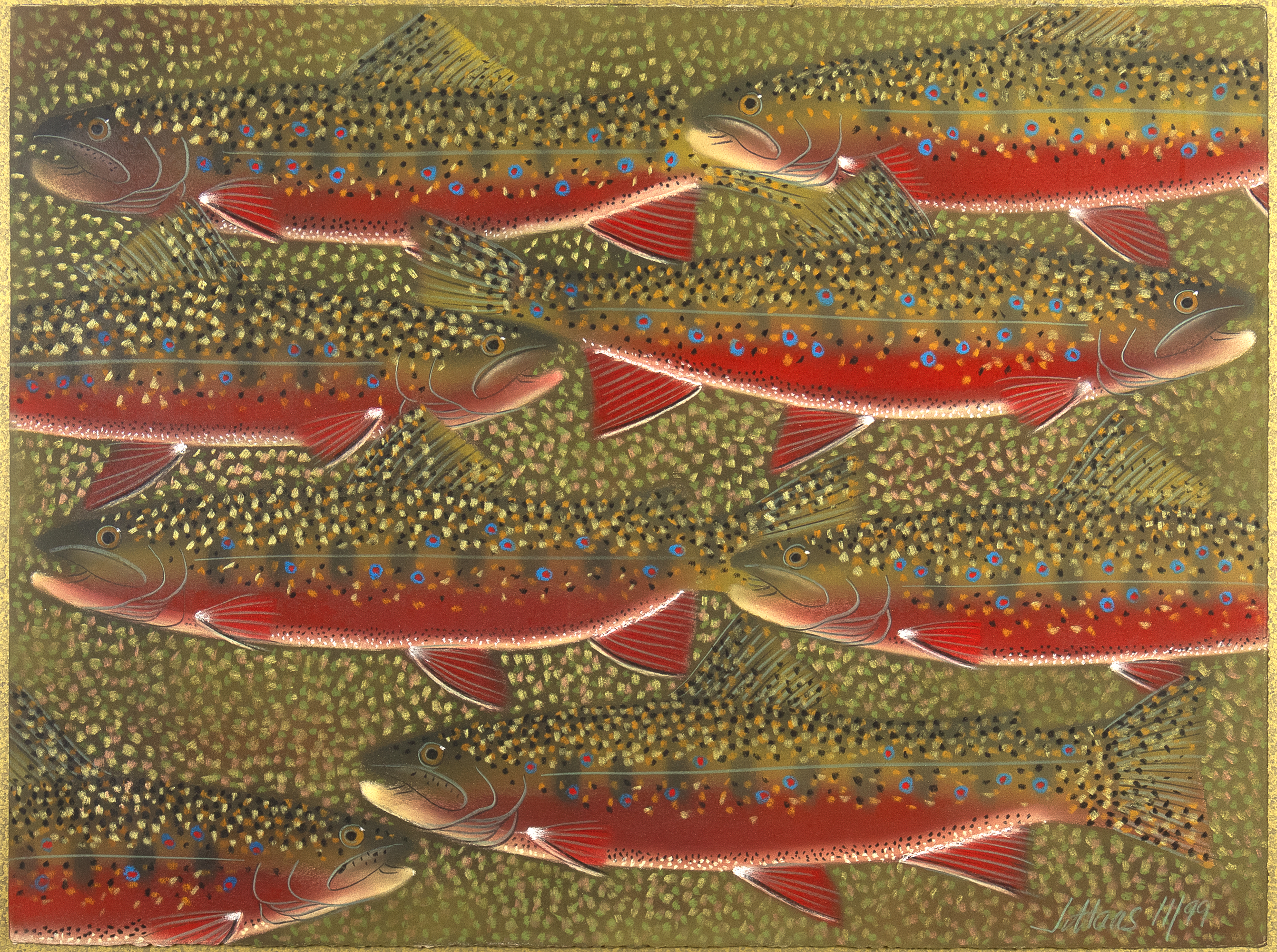 JUDY HAAS (1953- ), TROUT Title: