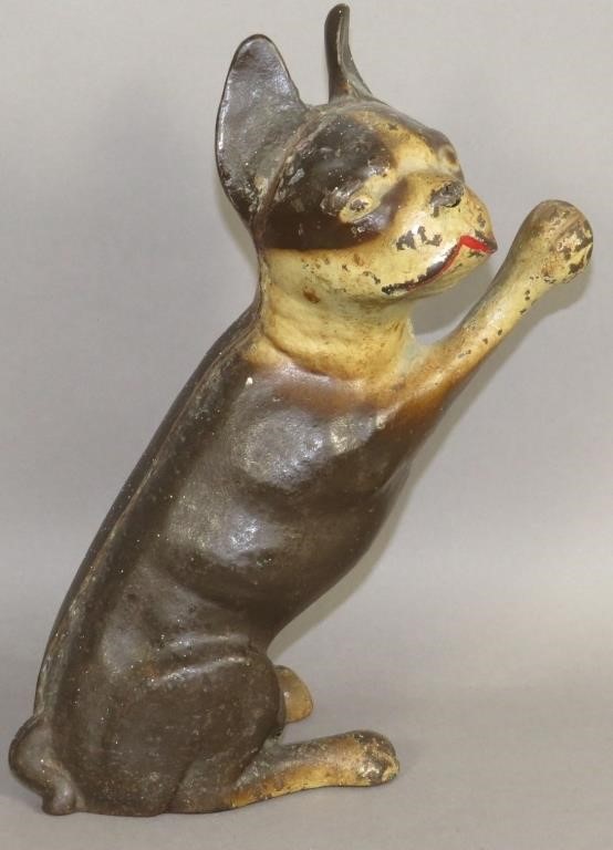 RARE HUBLEY PAW-UP BOSTON TERRIER CAST