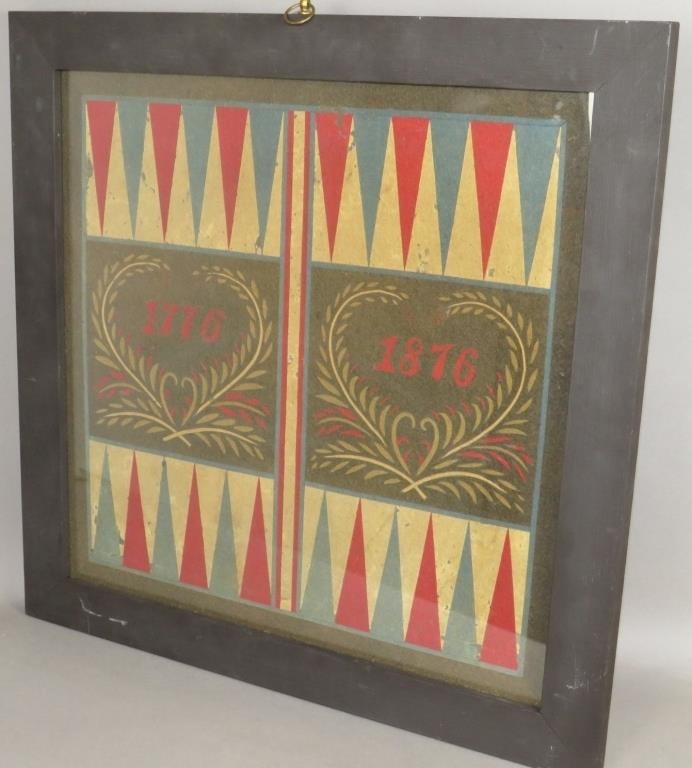 FRAMED ASSEMBLED WOOL FELT CENTENNIAL