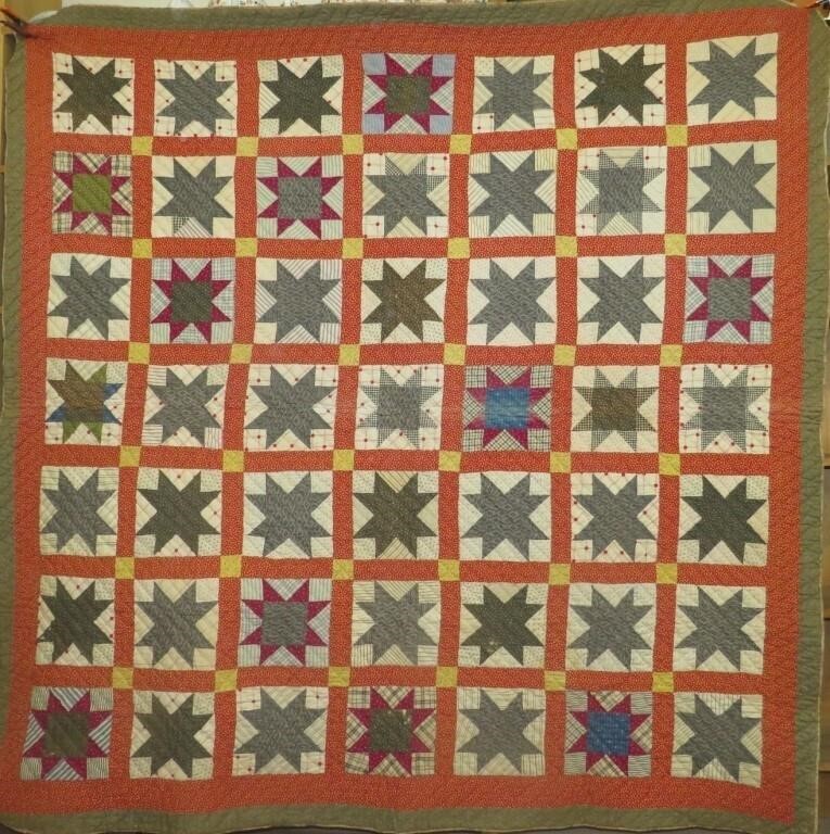 HEAVY PATCHWORK STAR BLOCK PATTERN