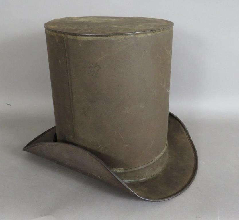 TIN TOP HAT TRADE SIGNca. early-mid