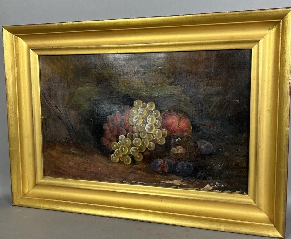 STILL LIFE OIL ON CANVASca. 1860;