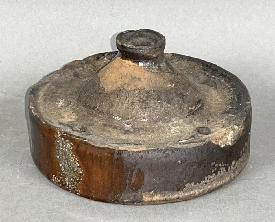 PA REDWARE INKWELL CA. MID 19TH
