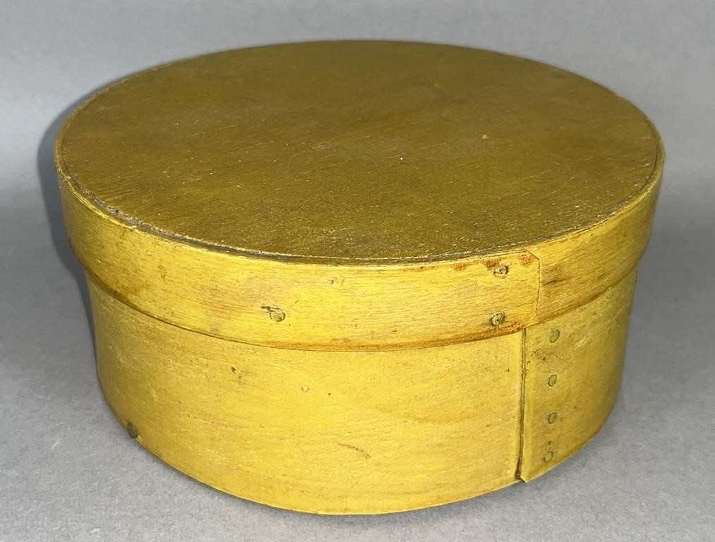 MUSTARD YELLOW PAINTED BENTWOOD