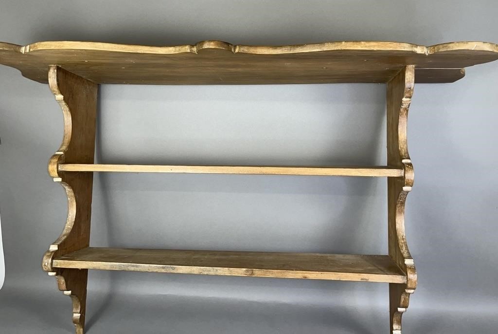 SOFTWOOD THREE TIER KITCHEN SHELF