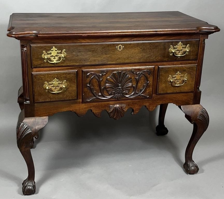 LOW BOY CA. 1870; IN MAHOGANY WITH