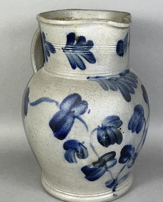 COBALT DECORATED REMMEY STONEWARE