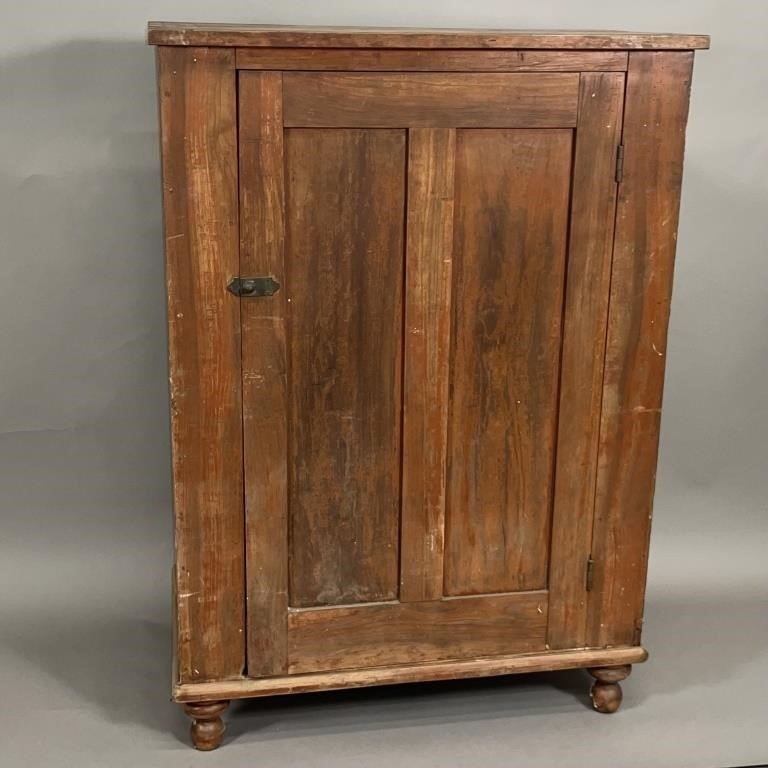 ONE DOOR CABINET CA. 1820; IN CHERRY