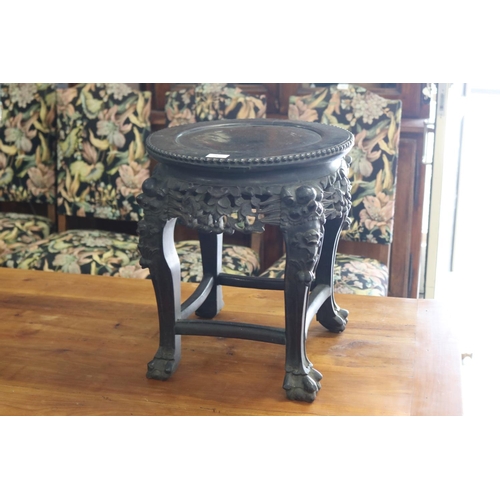 Antique Chinese hardwood jardiniere