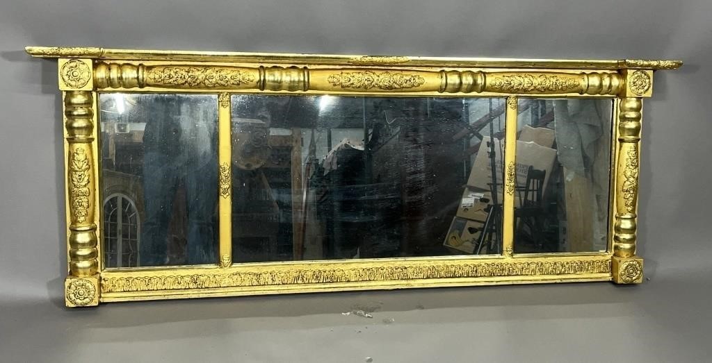 OVER MANTEL MIRROR CA. 1835; FLAT