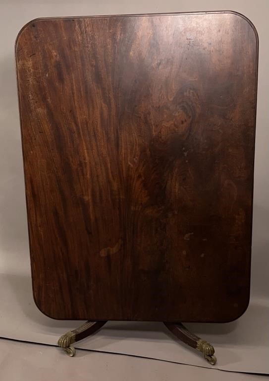 BREAKFAST TABLE CA. 1820; IN MAHOGANY,rectangular