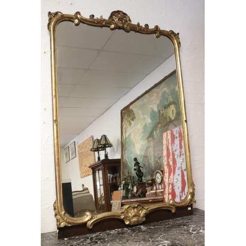 Fine French gilt frame salon mirror,