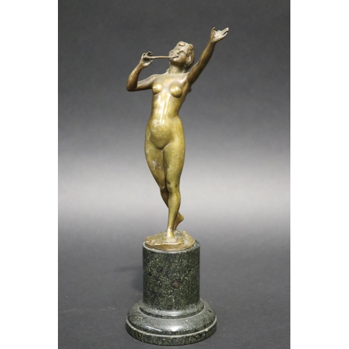 Fine antique bronze of a nude female