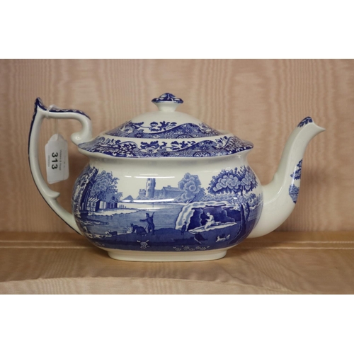 Spode Italian pattern teapot, approx
