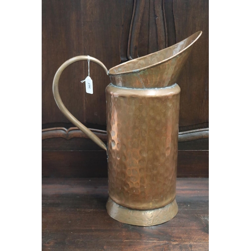 French copper large size pitcher / ewer,