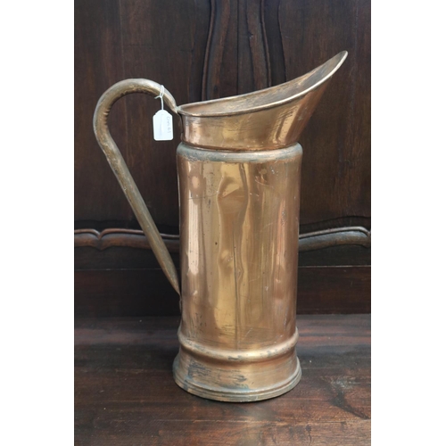 French copper large size pitcher / ewer,