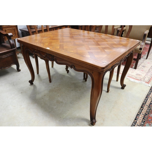 French oak Louis XV style parquetry