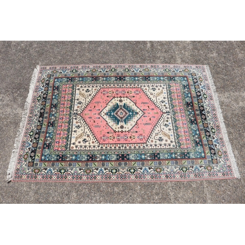 Moroccan hand knotted wool carpet,