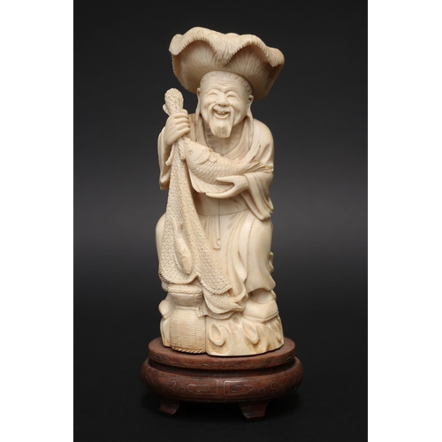 Fine carved ivory figure of an