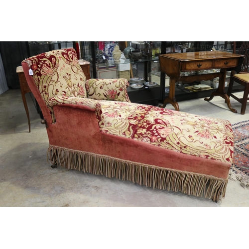 Antique Napoleon III daybed, with