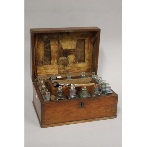 Antique doctors travelling box,