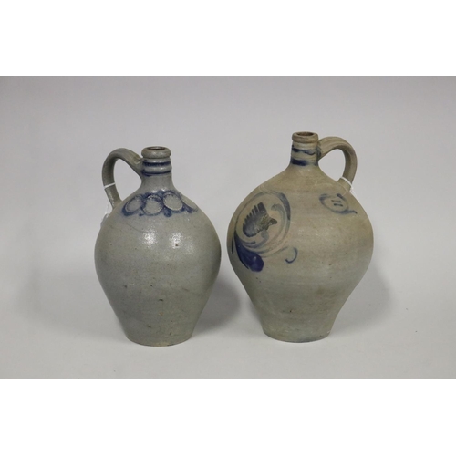 Two antique German stoneware jugs, approx