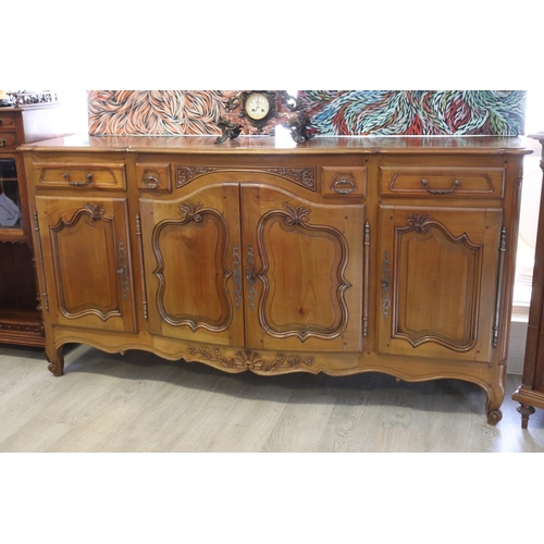 French Louis XV style cherrywood enfilade