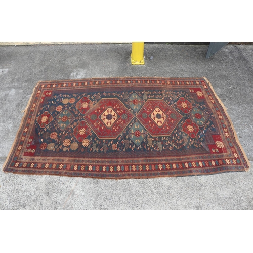 Carpet woven wool, approx 230cm