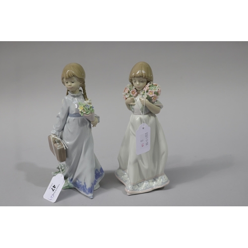 LLadro girl with suit case and