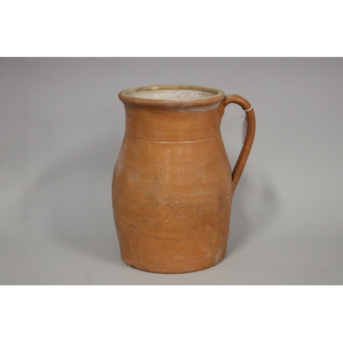 Large antique French stoneware jug,