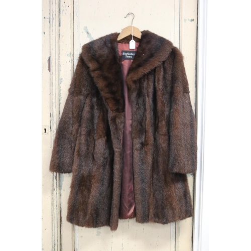 Berkeley Fur brown mink jacket, unknown