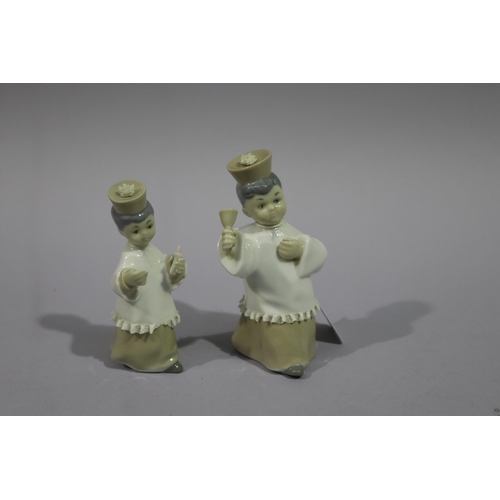 Lladro alterboys two different