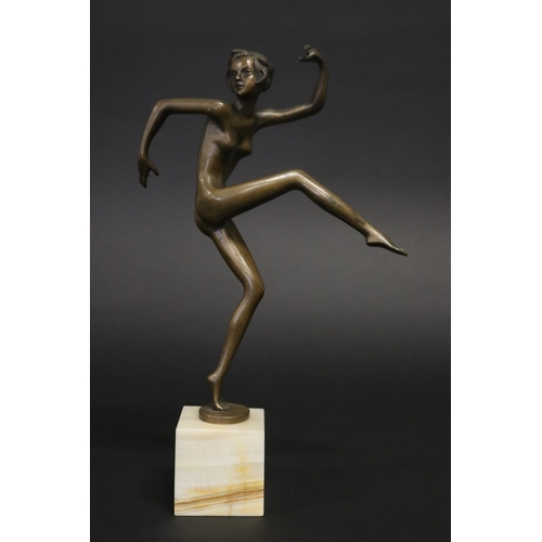 Art Deco style bronze figure of