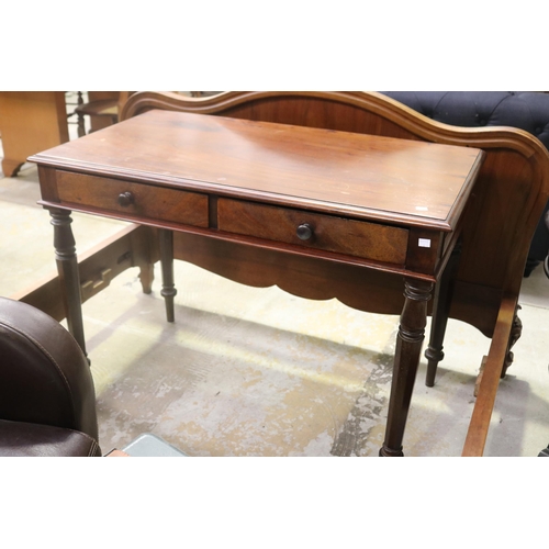 Antique Two drawer hall table,