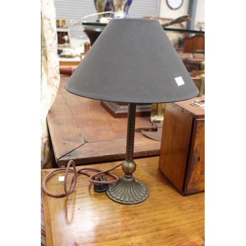 Modern metal table lamp, approx