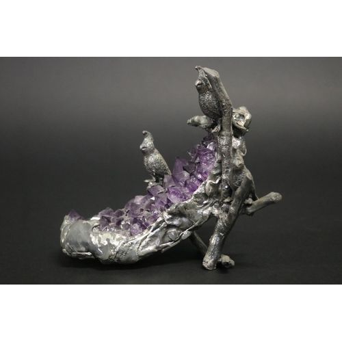 Australian motif pewter sculpture