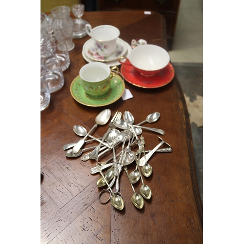 cups & saucers & teaspoons