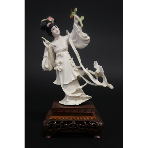 Well carved Chinese ivory figure of