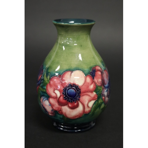 Moorcroft pottery Anemone vase,