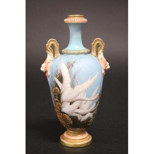 Royal Worcester duck egg blue twin