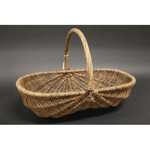 Vintage French flower pickers basket,