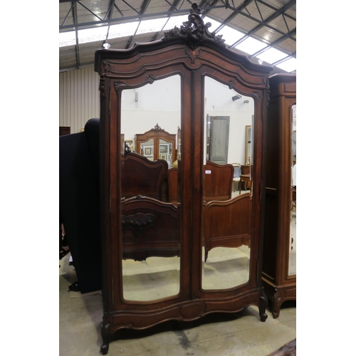 Antique French Louis XV style rosewood