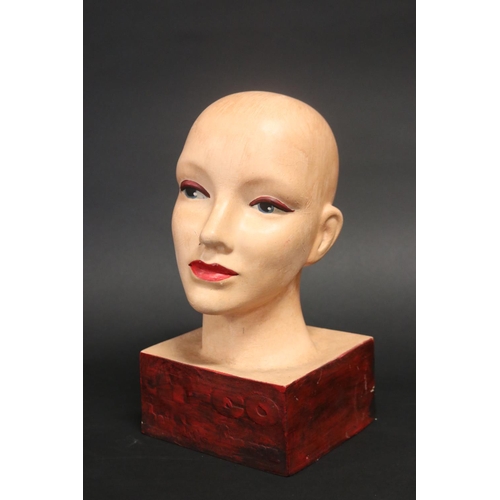 Decorative female display head,
