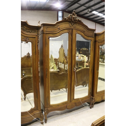 Antique French Louis XV style two door