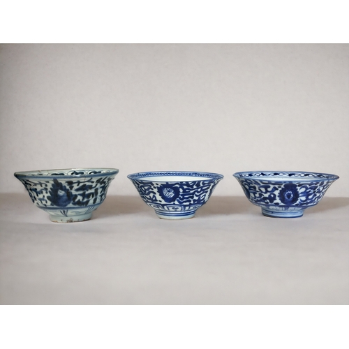 Three Chinese porcelain 'Kitchen