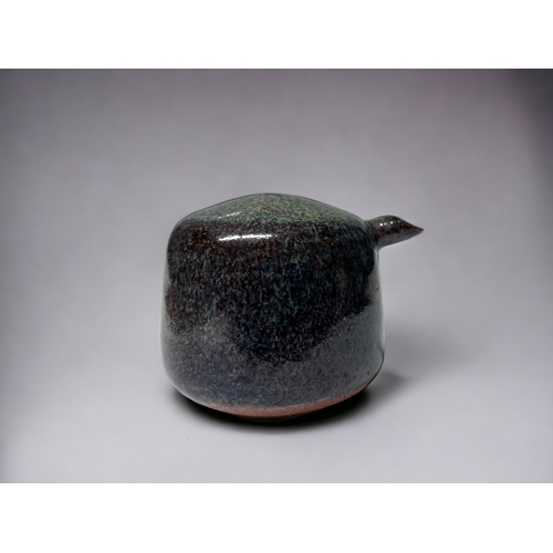 A JAPNESE GLAZED POTTERY SUITEKI